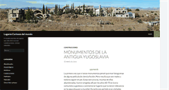 Desktop Screenshot of lugarescuriosos.com