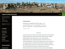 Tablet Screenshot of lugarescuriosos.com